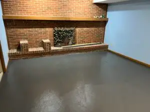 Basement Floor Epoxy Installation in West Chester