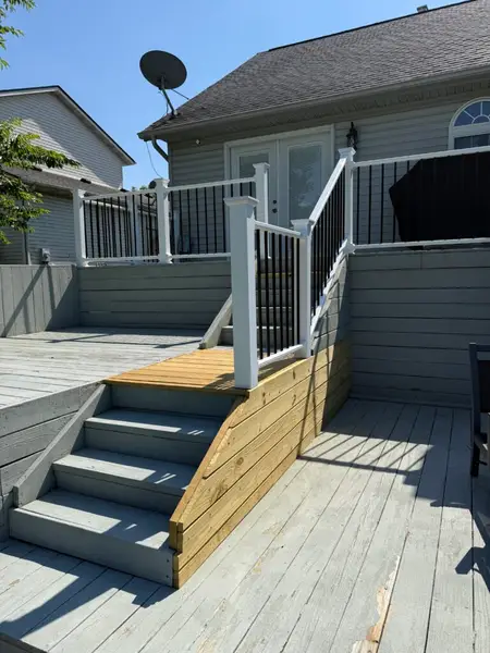 Deck Railing and Board Replacement in Monroe — deck safety improvements