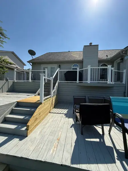 Deck Railing and Board Replacement in Monroe — handrail replacement