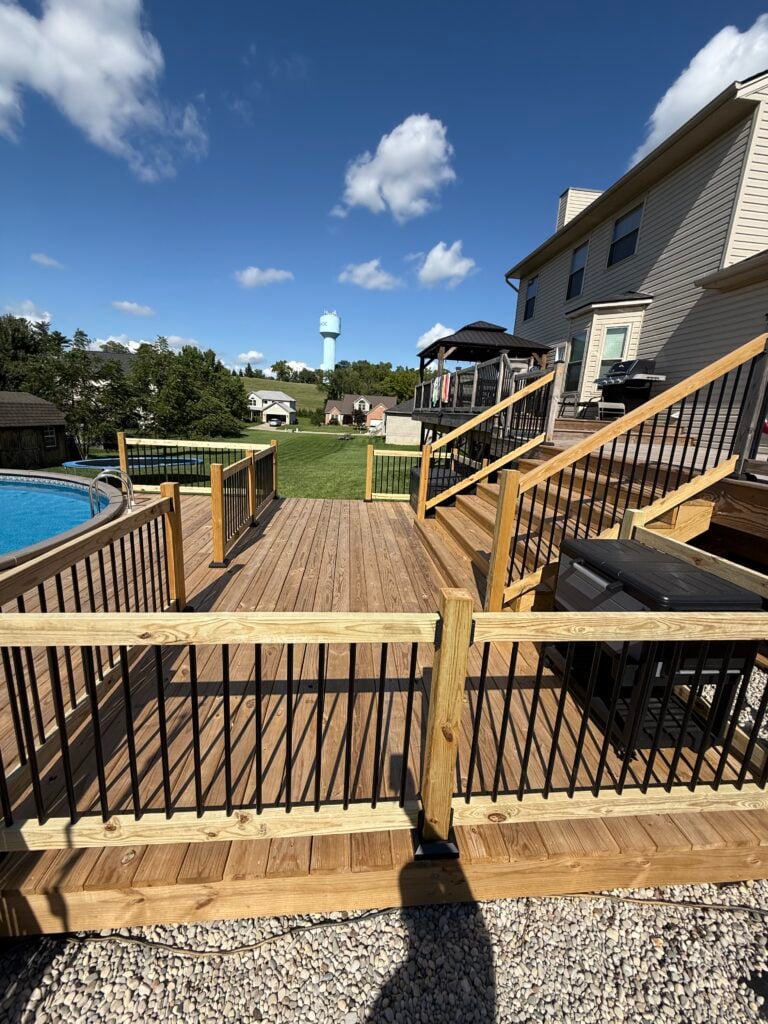 Deck Building Service in Monroe — custom deck design