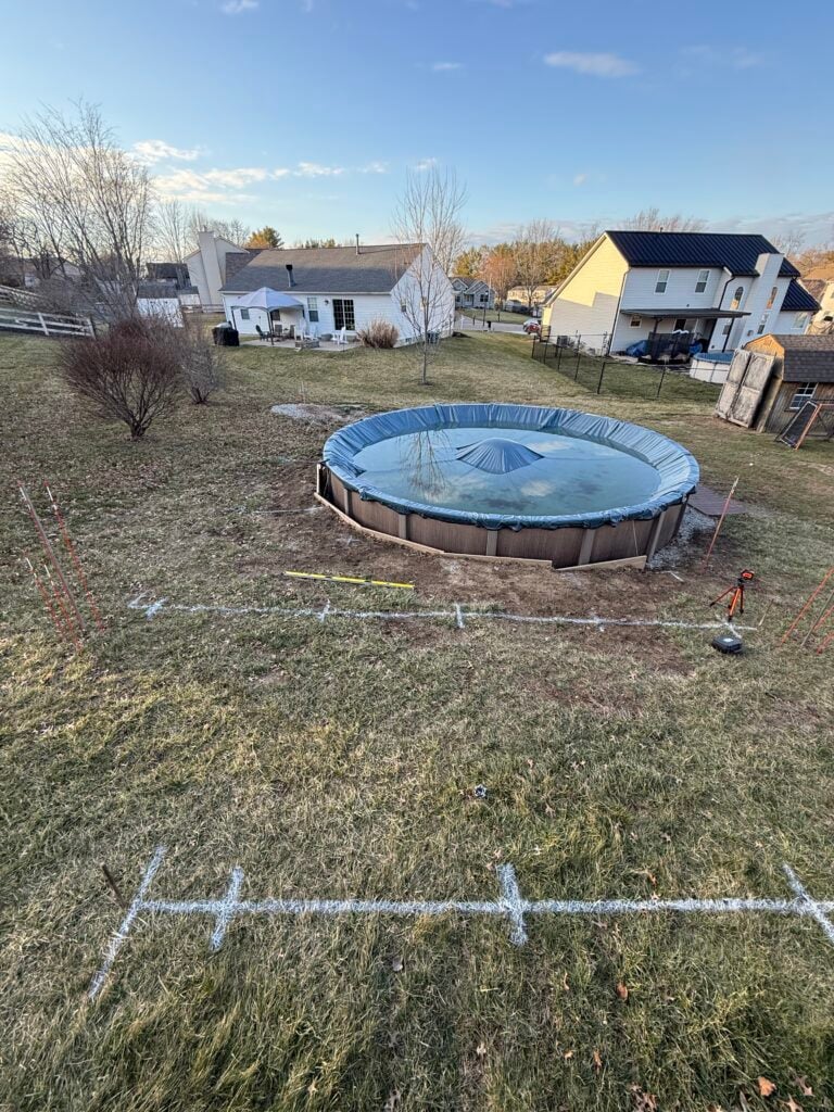 Deck Building Service in Monroe — above ground pool deck