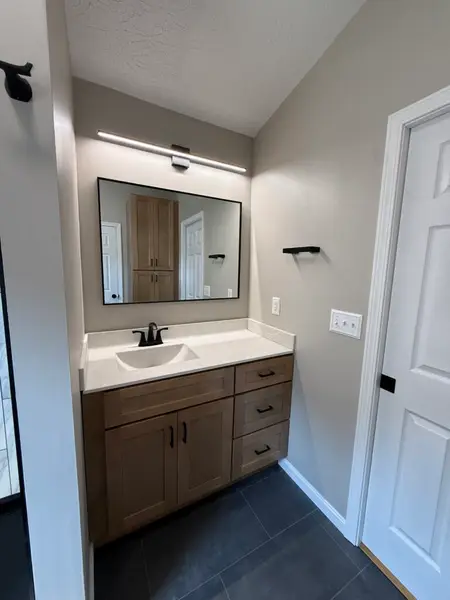 Bathroom Remodel and Vanity Upgrade in Monroe — master bathroom renovation
